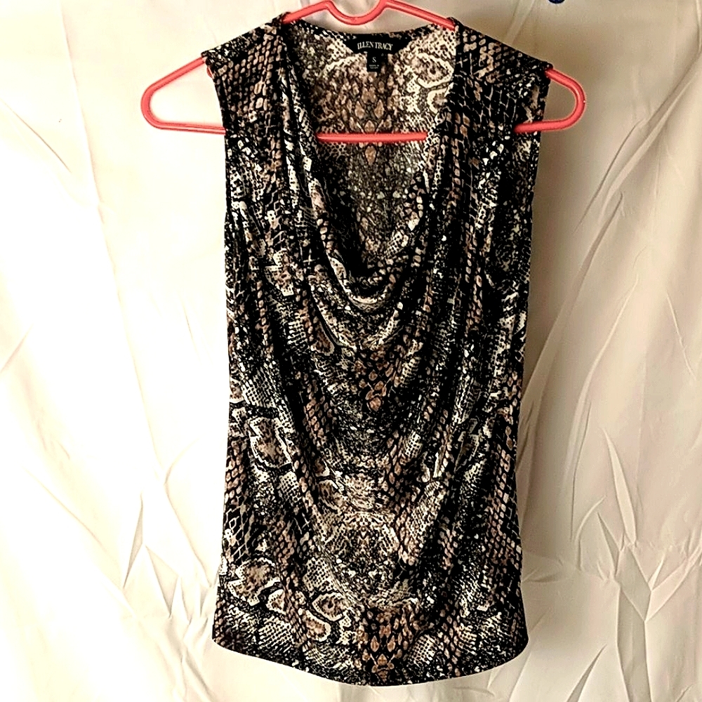 Ellen Tracy sleeveless blouse size small
